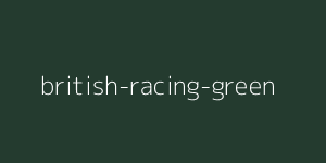 Mini Dažų spalva British Racing Green / Dažų kodas: B22