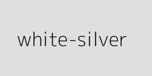 Mini Dažų spalva White Silver / Dažų kodas: A62